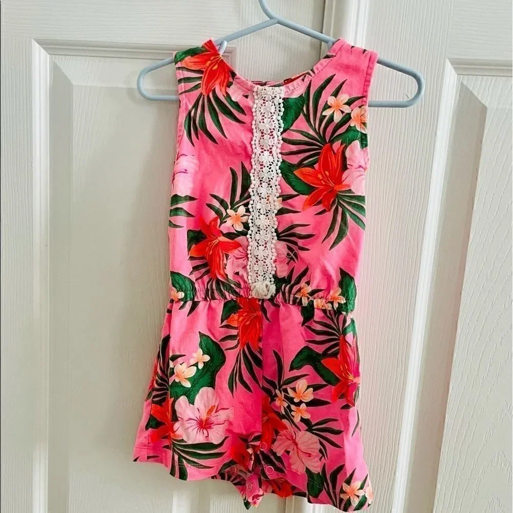 EUC | Baby Girl’s Floral Romper